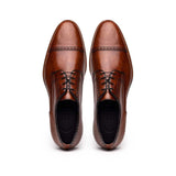 25-548-CGN GIOVANNI Italian Calfskin Lace Up Cognac - Zelli Italia - Flyclothing LLC