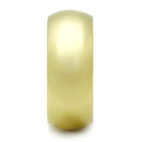 GL012 - IP Gold(Ion Plating) Brass Ring with No Stone - Alamode - Flyclothing LLC