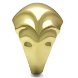 GL327 - IP Gold(Ion Plating) Brass Ring with No Stone - Alamode - Flyclothing LLC