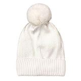 Glitzy Sequin Embellished Pom Pom Beanie Hat - Madeline Love - Flyclothing LLC