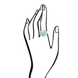 Go West Blue Turquoise and Sterling Silver Ring - Barse Jewelry