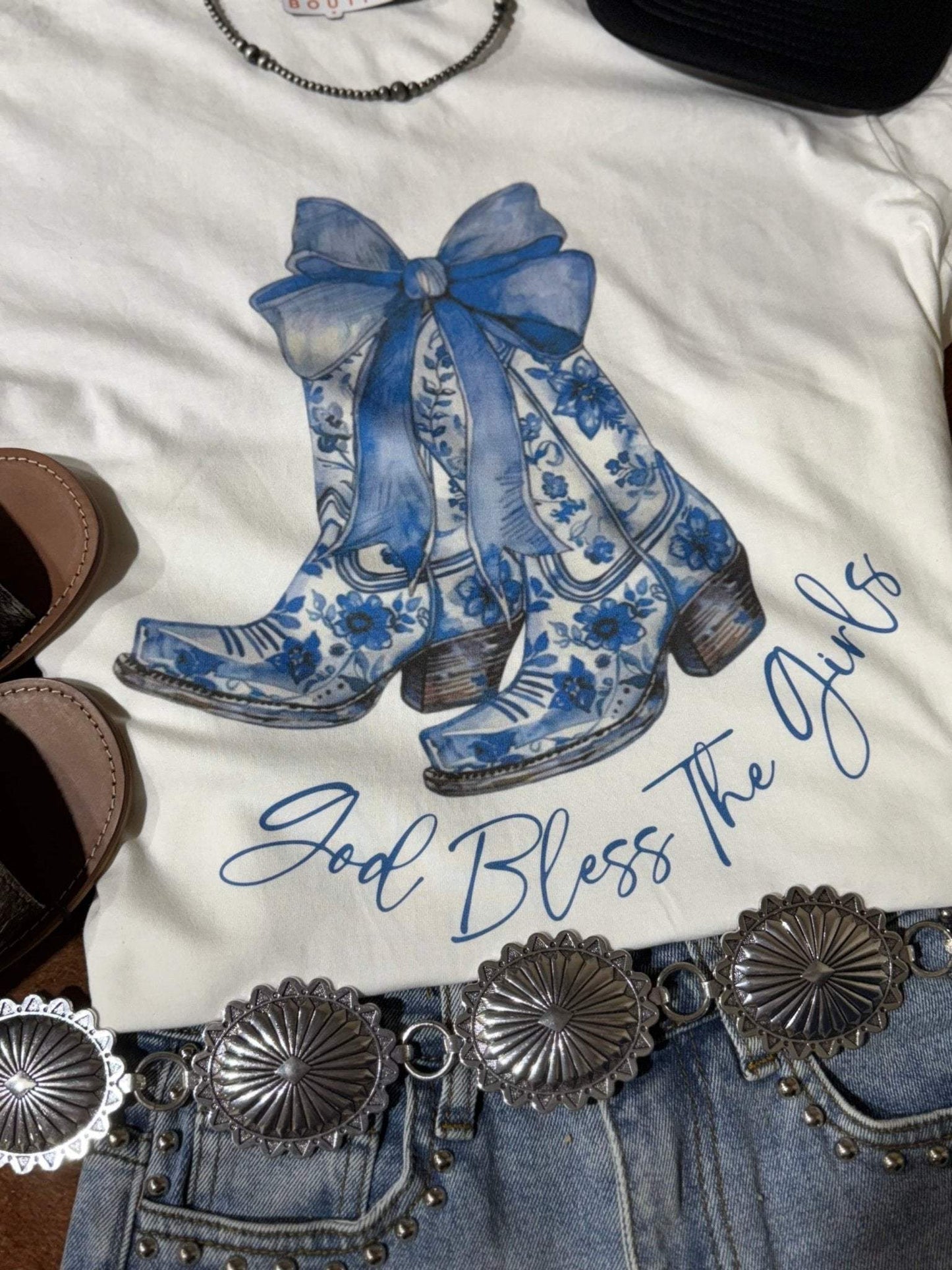 God Bless The Girls Graphic Tee - Wild Junkie - Flyclothing LLC
