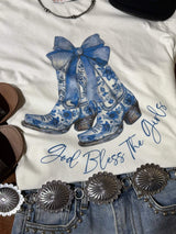 God Bless The Girls Graphic Tee - Wild Junkie - Flyclothing LLC
