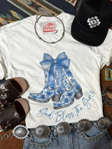 God Bless The Girls Graphic Tee - Wild Junkie - Flyclothing LLC