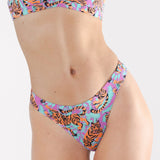 The Go Get 'Em | Abstract Tigers MicroModal Thong - Shinesty - Flyclothing LLC