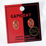 Gold Dipped GAMEDAY Football Stud Earrings - Madeline Love - Flyclothing LLC