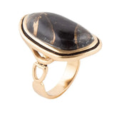 Gold Infused Black Matrix Ring - Barse Jewelry - Flyclothing LLC