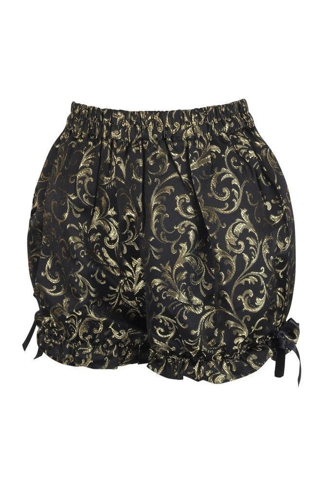 Daisy Corsets Gold/Black Brocade Bloomers - Daisy Corsets