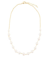 Golden Chain and White Pearl Necklaces - Barse Jewelry - Flyclothing LLC