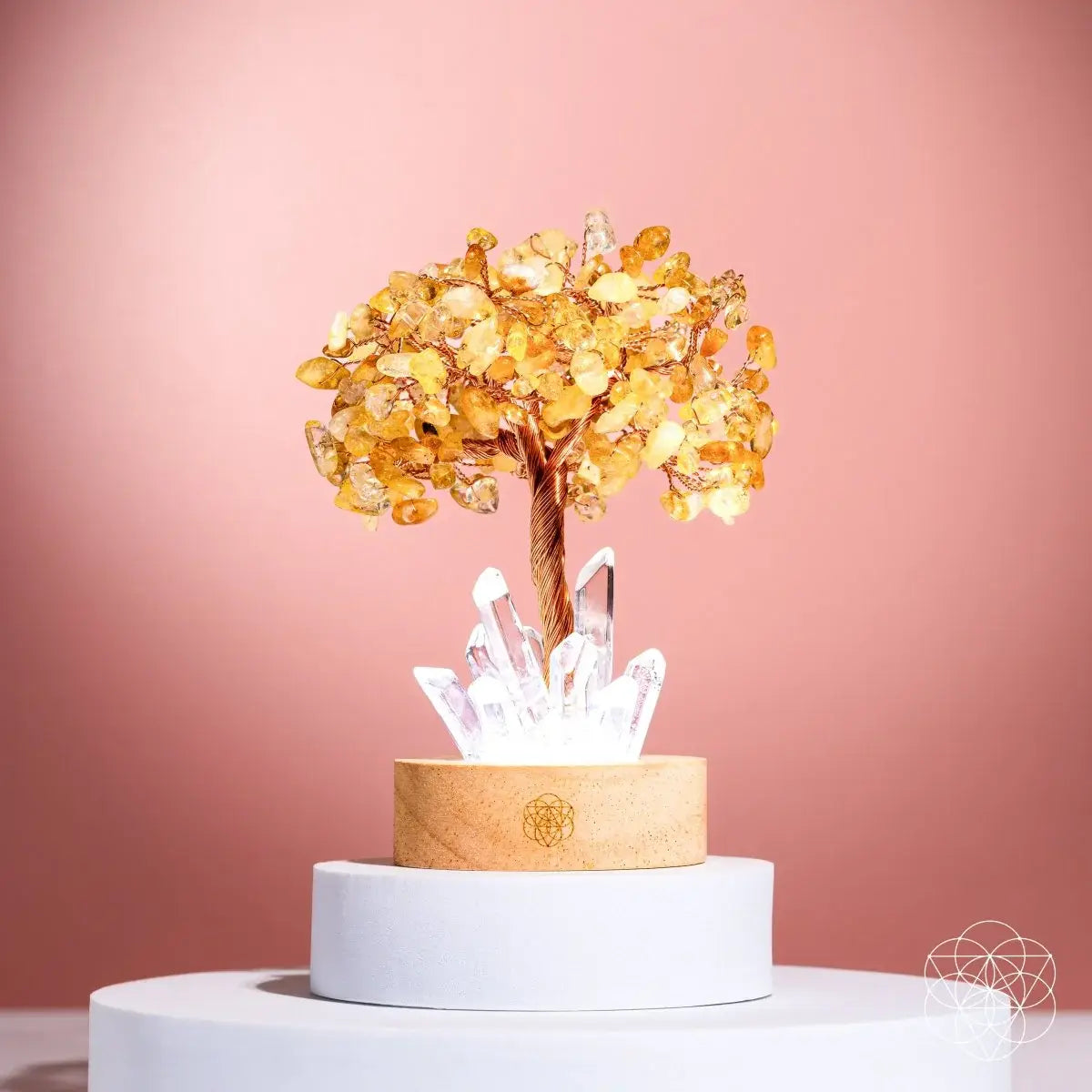 Golden Lamp of Wealth - Citrine Tree - Conscious Items - Flyclothing LLC