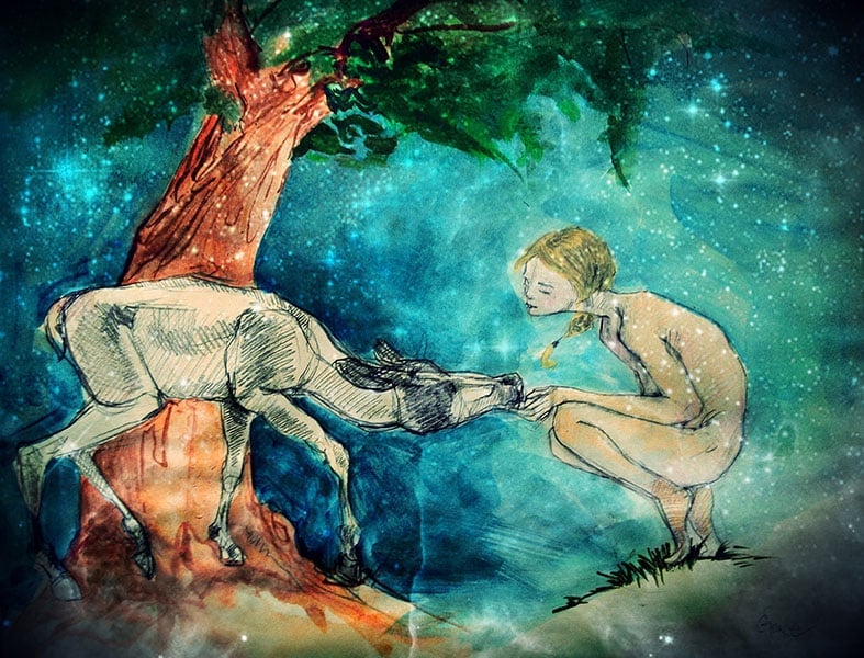 Black Market Art Company Grace Dear Print