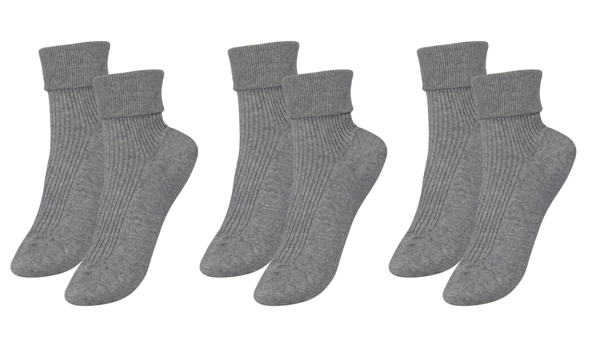 tittimitti® Women’s 100% Organic Combed Cotton Socks 3-Pack – Made in Italy - tittimitti - Flyclothing LLC