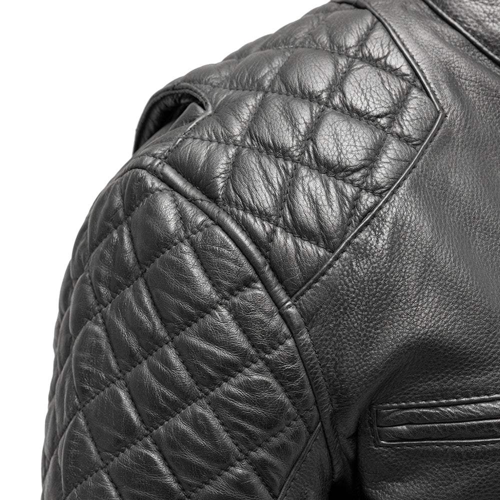 Grand Prix - Men's Leather Motorcycle Jacket - First Manufacturing Company - Flyclothing LLC