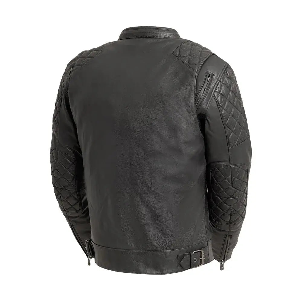 Grand Prix - Men's Leather Motorcycle Jacket - First Manufacturing Company - Flyclothing LLC