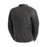 Grand Prix - Men's Leather Motorcycle Jacket - First Manufacturing Company - Flyclothing LLC