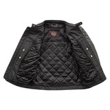 Grand Prix - Men's Leather Motorcycle Jacket - First Manufacturing Company - Flyclothing LLC