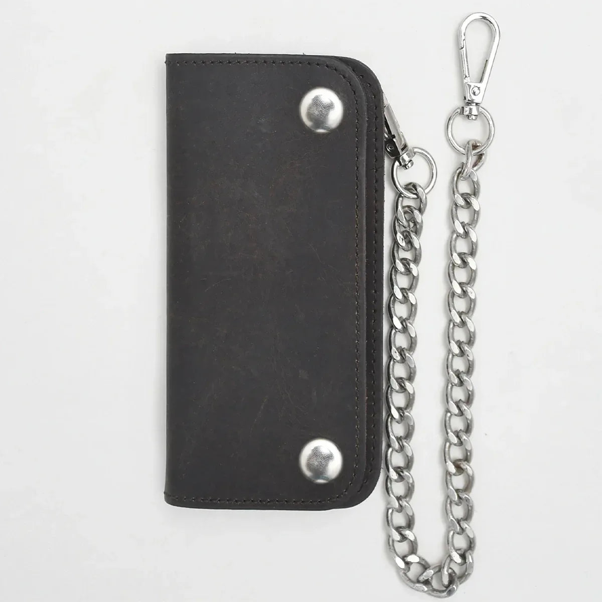 LARGE TRUCKER - Vegetable Tanned Leather Wallet - First Manufacturing Company - Flyclothing LLC