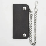 LARGE TRUCKER - Vegetable Tanned Leather Wallet - First Manufacturing Company - Flyclothing LLC