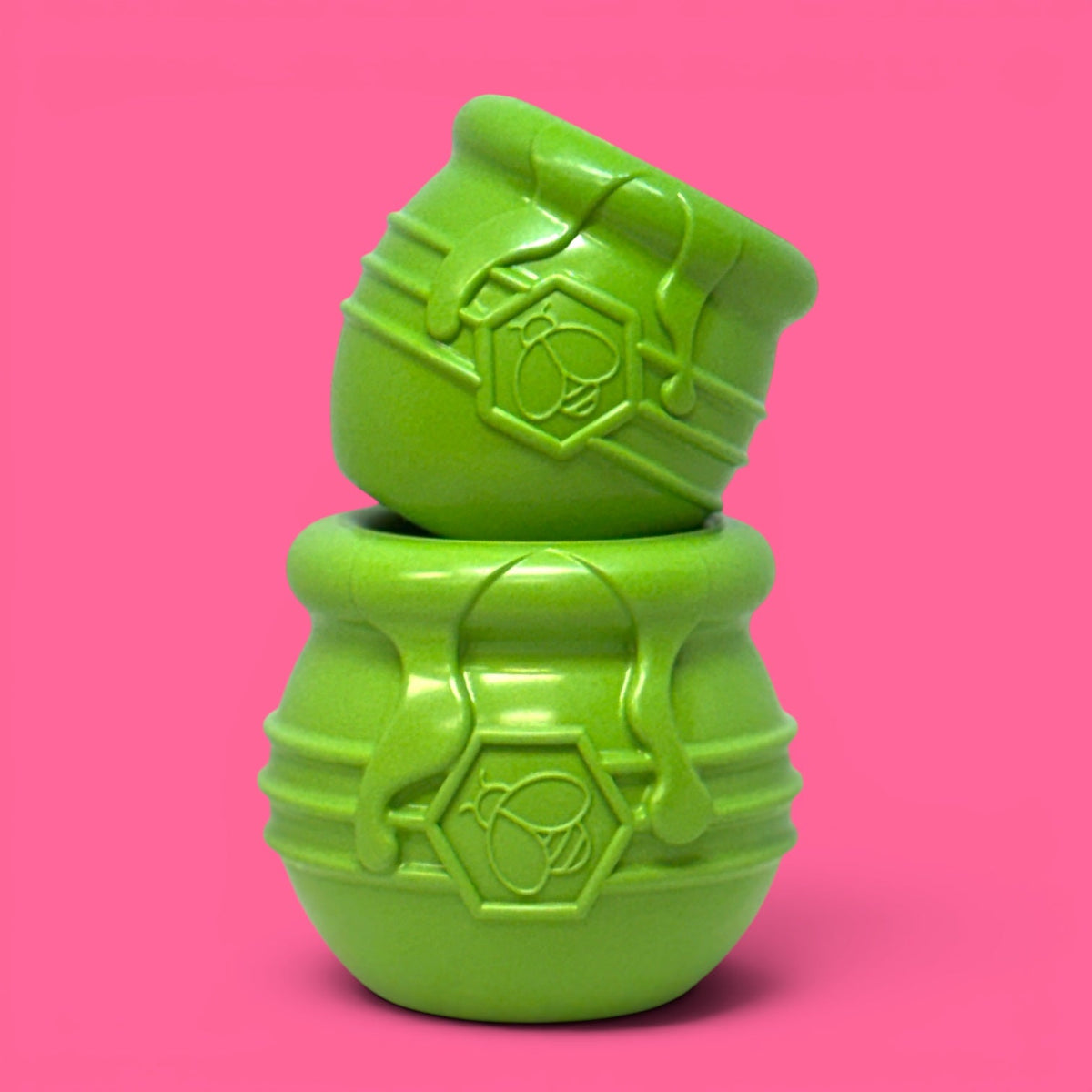 Honey Pot Dog eCup Treat Dispenser | Durable PUP-X Rubber Enrichment Toy | USA Made - Limited Edition Apple Green - SodaPup/True Dogs, LLC - Flyclothing LLC