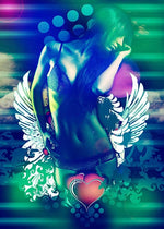 Black Market Art Company Green Splendor Print