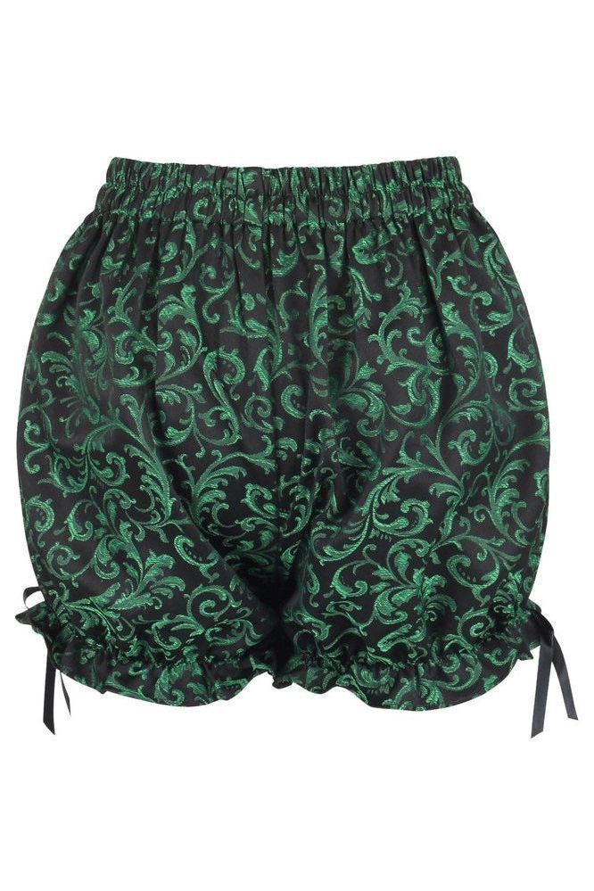 Daisy Corsets Green/Black Brocade Bloomers - Daisy Corsets