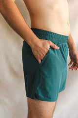 The Green Way | Green Deck Stripe Ball Hammock® 5 Inch Athletic Shorts - Shinesty - Flyclothing LLC