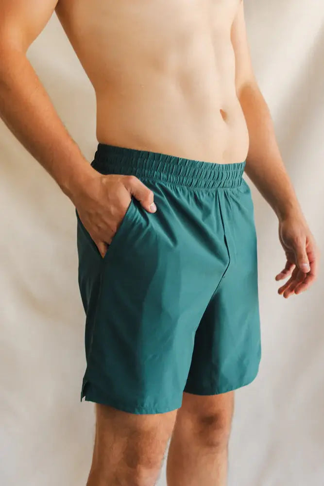The Green Way | Green Deck Stripe Ball Hammock® 7 Inch Athletic Shorts - Shinesty - Flyclothing LLC