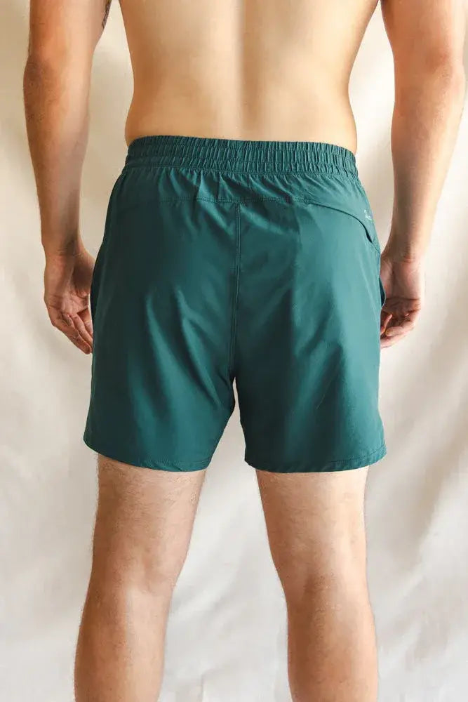 The Green Way | Green Deck Stripe Ball Hammock® 5 Inch Athletic Shorts - Shinesty - Flyclothing LLC