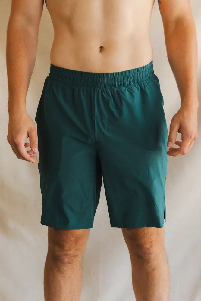 The Green Way | Green Deck Stripe Ball Hammock® 9 Inch Athletic Shorts - Shinesty - Flyclothing LLC