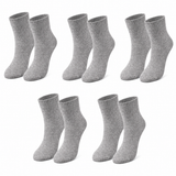 tittimitti® Kids’ 98% Organic Cotton Crew Socks 5-Pack – Ages 1–12, School Socks - tittimitti - Flyclothing LLC