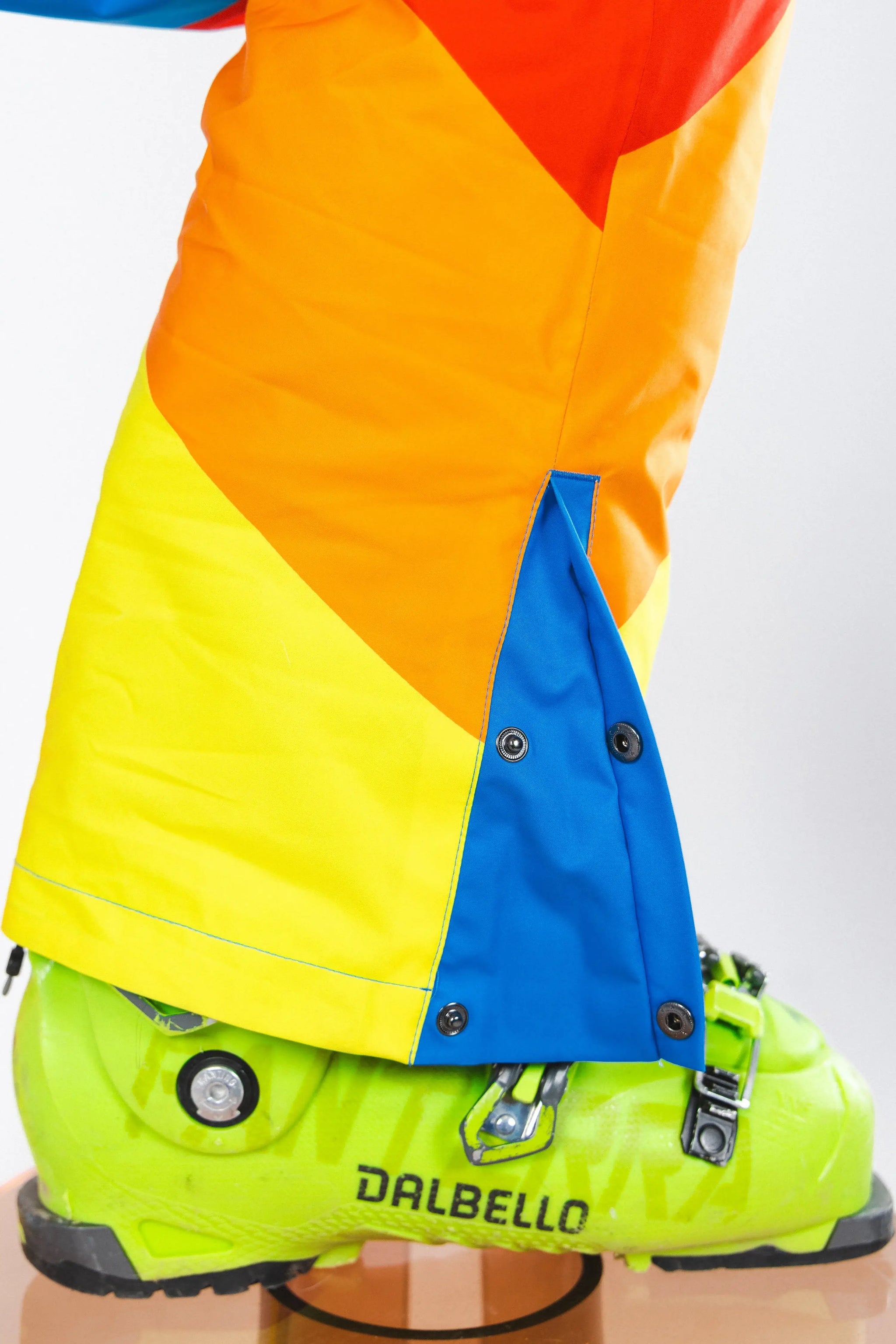 The Groovy Gondola | Orange Retro Swirl One Piece Ski Suit - Shinesty - Flyclothing LLC