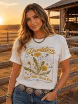 Grow Wild Dandelion Graphic Tee - Wild Junkie - Flyclothing LLC