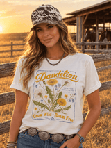 Grow Wild Dandelion Graphic Tee - Wild Junkie - Flyclothing LLC