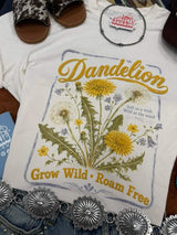 Grow Wild Dandelion Graphic Tee - Wild Junkie - Flyclothing LLC
