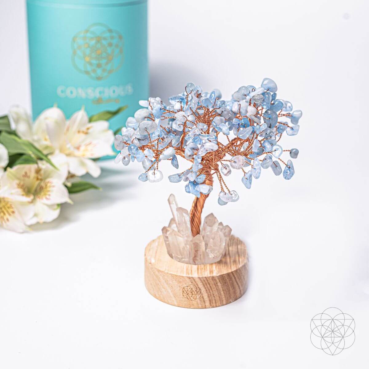 Guardian Lamp of Protection - Aquamarine Tree - Conscious Items - Flyclothing LLC