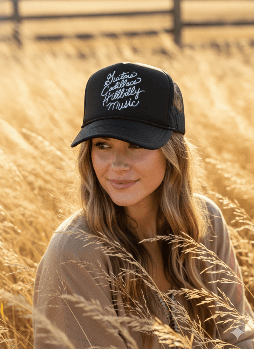 Guitars Cadillacs Trucker Hat - Wild Junkie - Flyclothing LLC