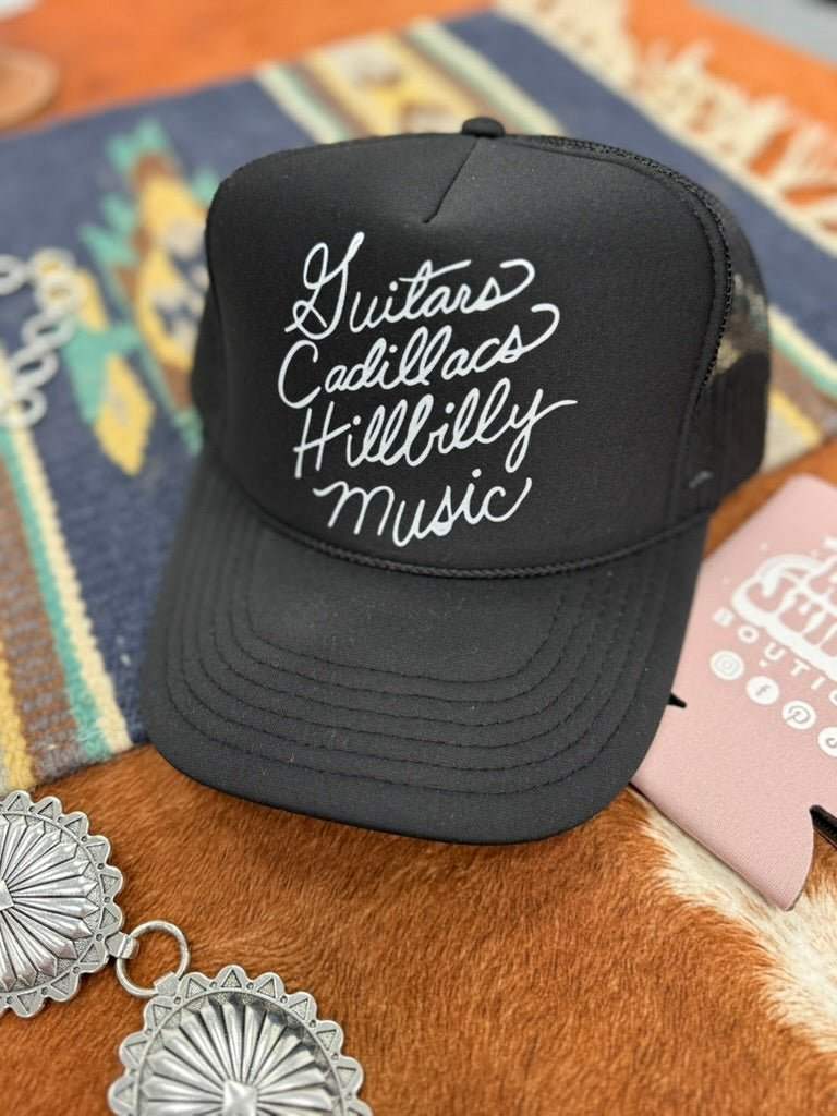 Guitars Cadillacs Trucker Hat - Wild Junkie - Flyclothing LLC