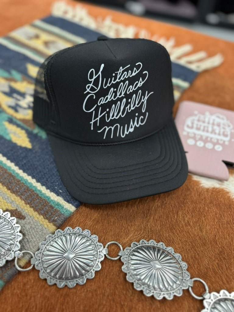 Guitars Cadillacs Trucker Hat - Wild Junkie - Flyclothing LLC
