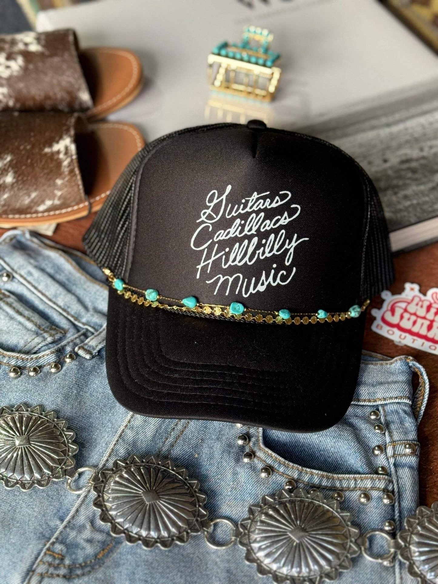 Guitars Cadillacs Trucker Hat - Wild Junkie - Flyclothing LLC