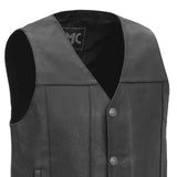 Gun Runner Men's Motorcycle Western Style Leather Vest - First Manufacturing Company - Flyclothing LLC