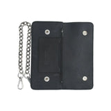 LARGE TRUCKER - Vegetable Tanned Leather Wallet - First Manufacturing Company - Flyclothing LLC