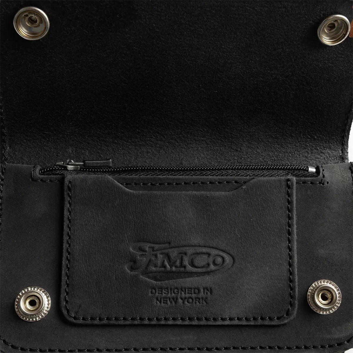 SMALL TRUCKER - Vegetable Tanned Leather Wallet - First Manufacturing Company - Flyclothing LLC
