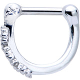 16G 1/4 Daisy Chain Flower Hinged Cartilage Clicker - BodyCandy - Flyclothing LLC