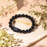 Habit Breaker - Black Obsidian & Tourmaline Bracelet - Conscious Items - Flyclothing LLC