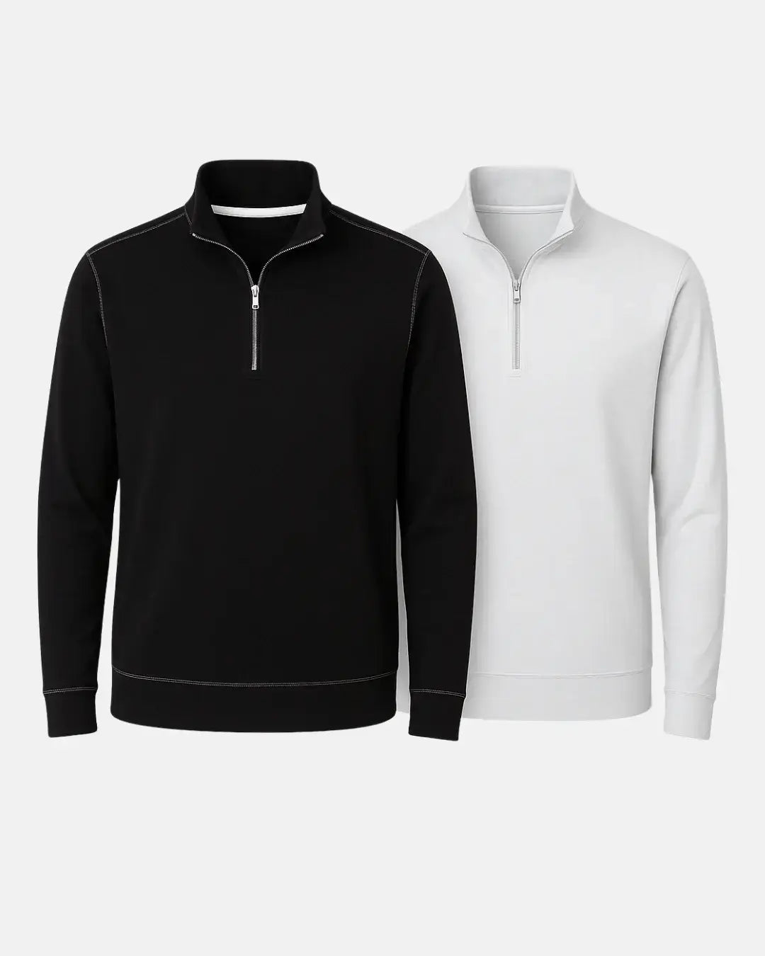 Buki Cinqo Travel Half Zip 2-Pack - Black/White - Buki - Flyclothing LLC