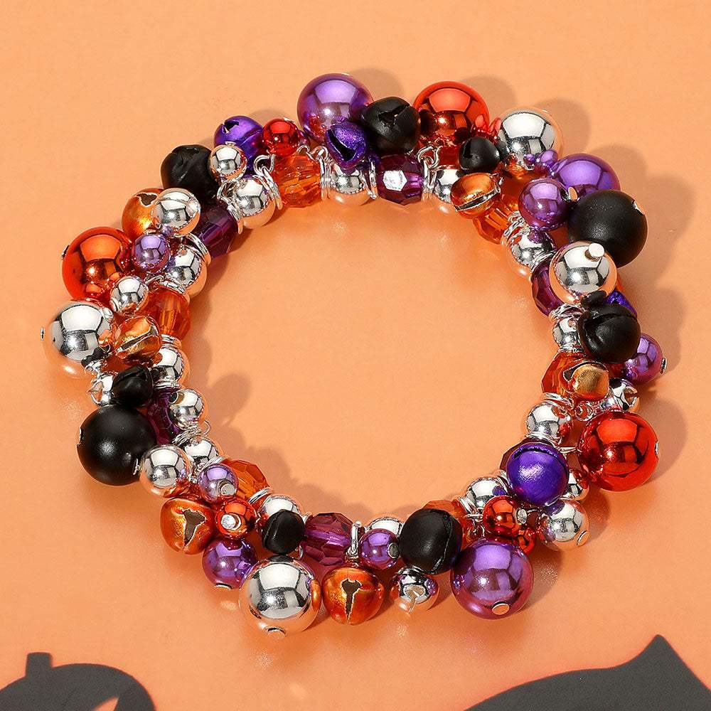 Halloween Themed Color Beaded Stretch Bracelet - Madeline Love - Flyclothing LLC