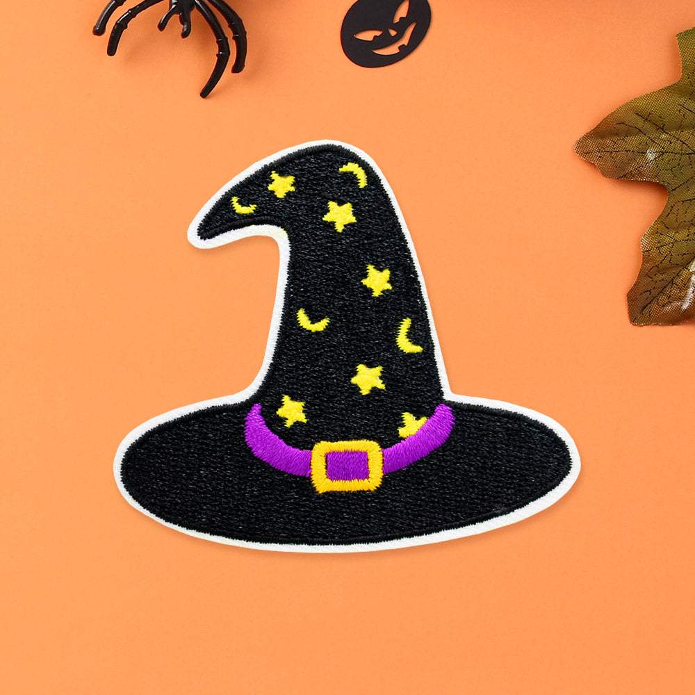 Halloween Witch Hat Iron On Patch - Madeline Love - Flyclothing LLC