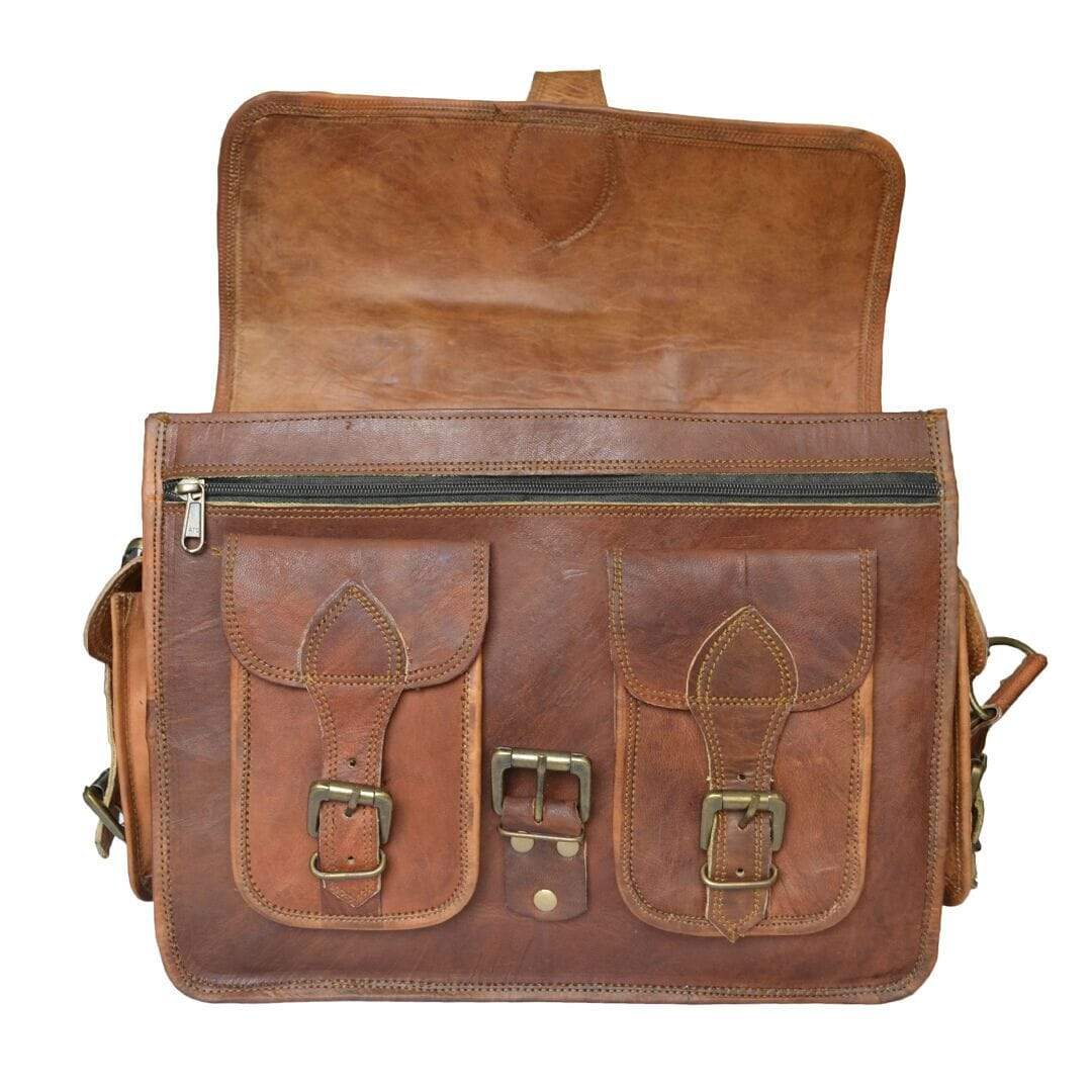 The Robert Capa Camera Messenger - Classy Leather Bags - Flyclothing LLC
