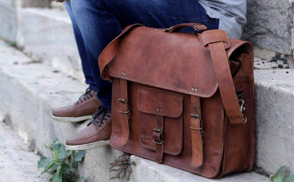 The Attorney Briefcase - Classy Leather Bags - Flyclothing LLC