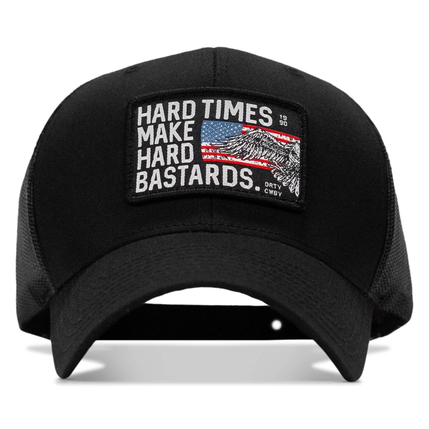 Hard Times Make Hard Bastards Patch Snapback Hat - DIRTY COWBOY USA - Flyclothing LLC